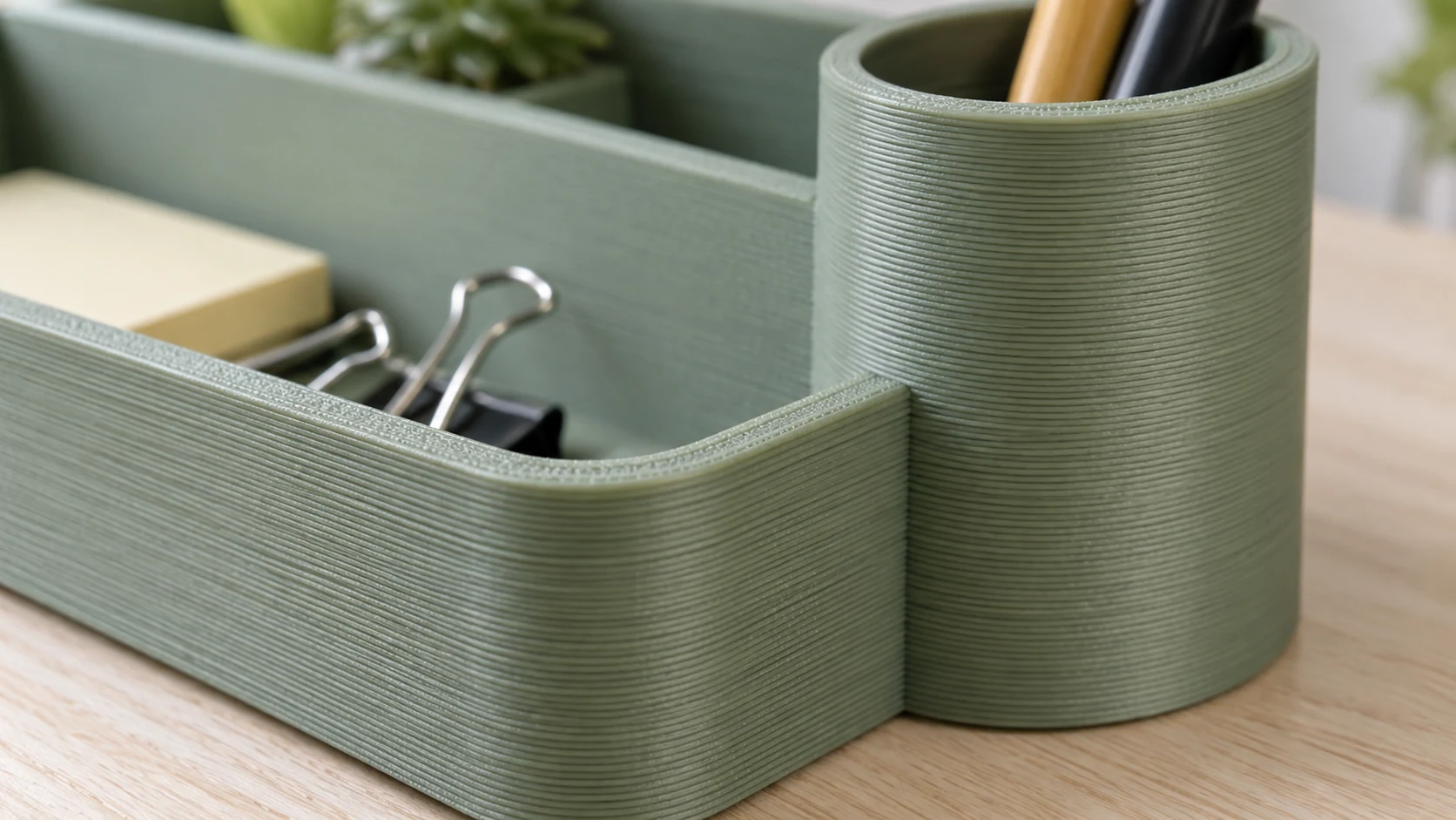 AI-generated macro illustration of printed layer lines