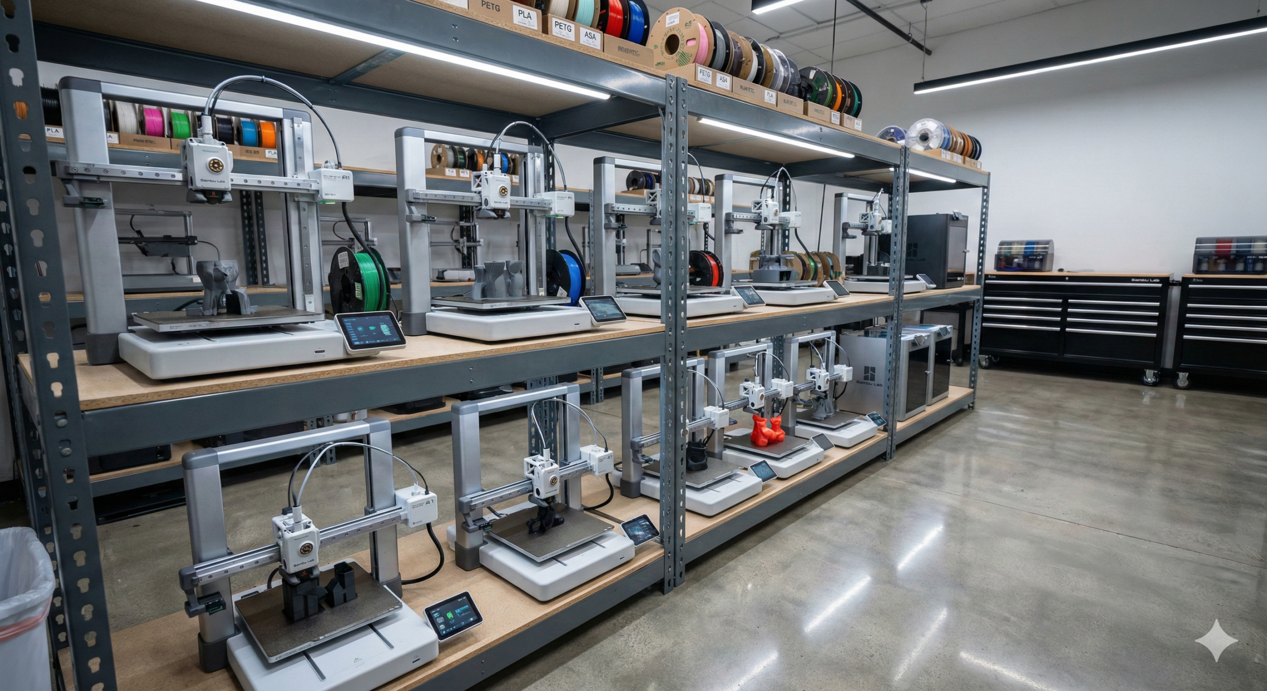 Bambu Lab 3D Printer Fleet