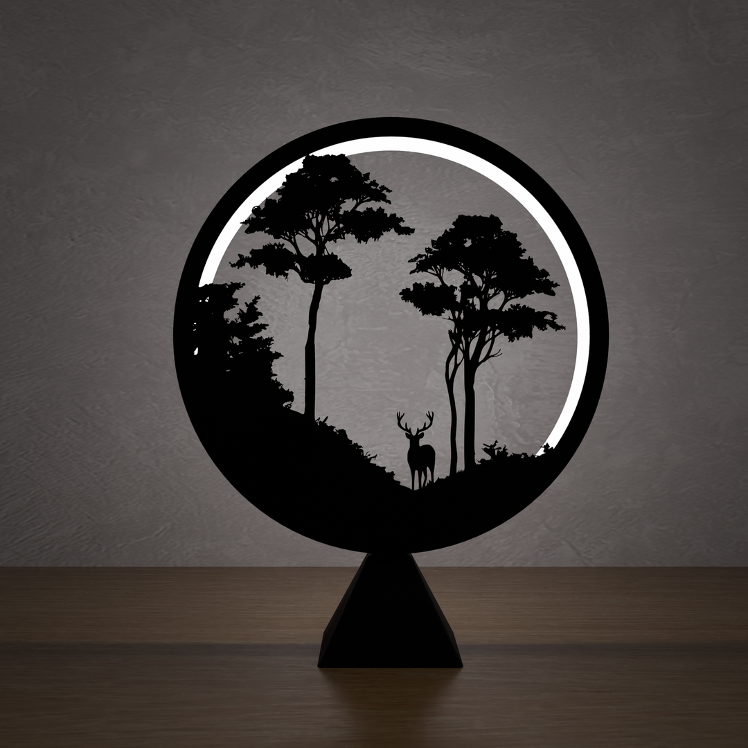 Layered Ring Lamp